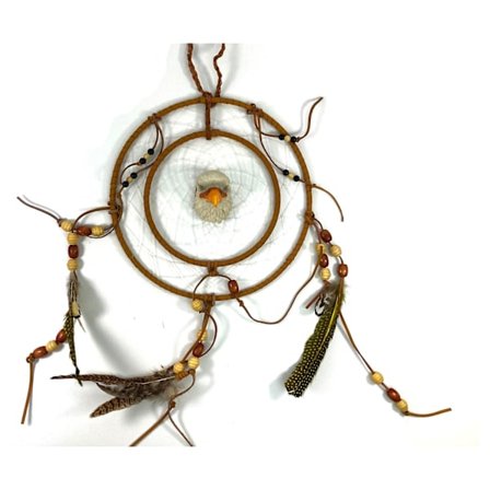 Dream catcher with an eagle head