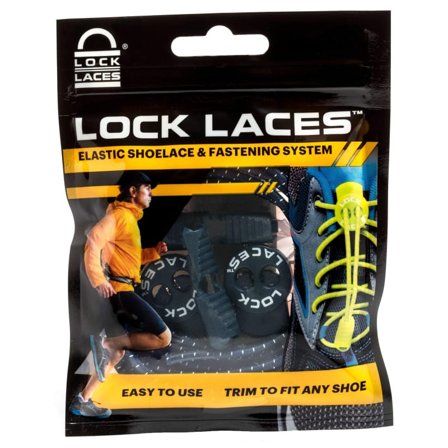 Lock Laces No Tie Shoelaces shoe accessories Blue OneSize