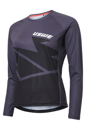 MTB-Trøye USWE Berg Dame Svartperle XL