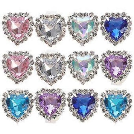 12 st Strass Skosnören Clips DIY Skoberlock Clips Skosnören Dekoration