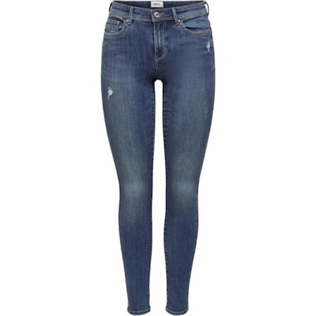 ONLY Classic Rise Skinny Jeans Dam Blue Denim