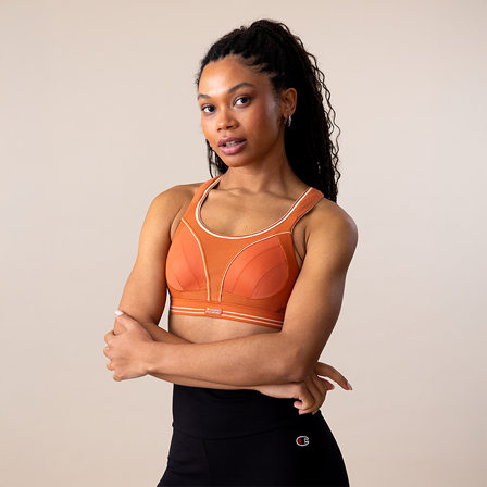 Shock Absorber Ultimate Run Bra, Heated Copper