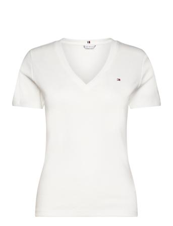 Tommy Hilfiger New Slim Cody V-Nk Ss Vit