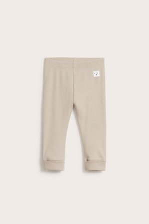 Kappahl | Ribbade leggings | Beige