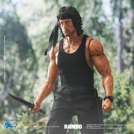 First Blood II Action Figure 1/12 John Rambo 16cm