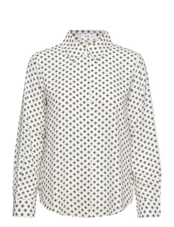 Butt D Flowy Shirt White Mango