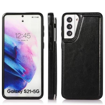 Samsung Galaxy S21 - Skal Med Korthållare Svart