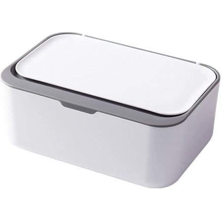 Vævsæske til skrivebord, vådservietdispenserholder, perfekt træk-vådservietdispenser