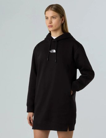 The North Face W Essential Relaxed Hooded Dress - Black - M