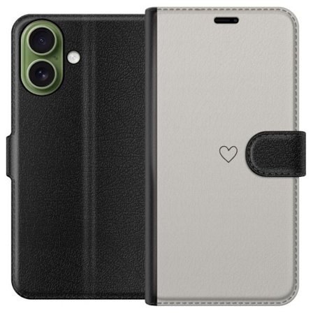 Kompatibelt Plånboksfodral till Apple Apple iPhone 17 Hjärta