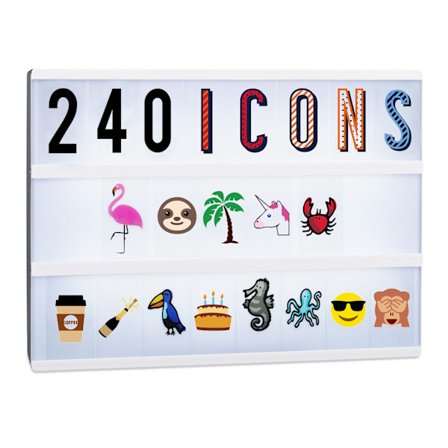 Lightbox udvidelsessæt med 240 tegn