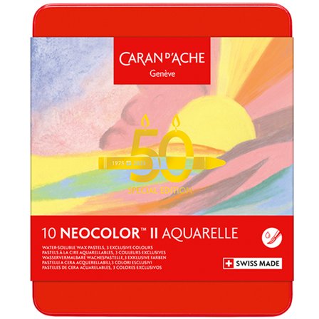 Neocolor II Aquarelle 50 Years Pastel 10-set