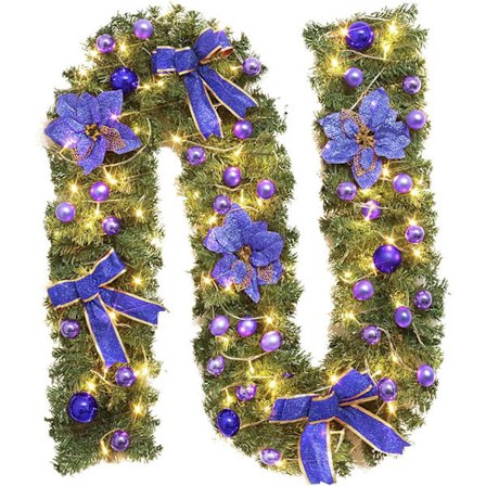 Generisk Julekrans, Kreativ Julekrans til Døren, Grankrans, Julekrans med Klokker, Sløjfe Julekrans