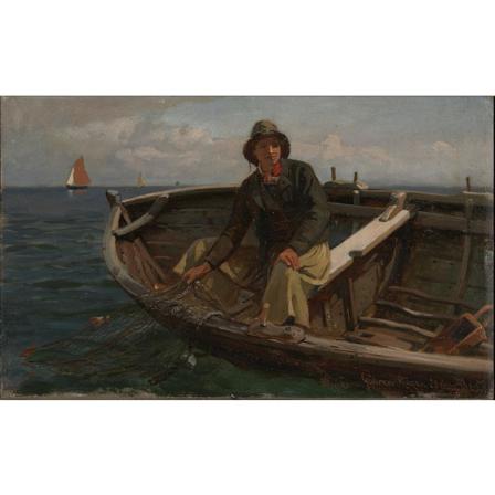 Fisker Fra Rügen, Or Fishermen From Rügen, (1882), Hans Gude Brun