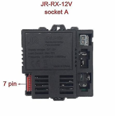 Kompatibel med Jr-rx-12v Børns Elbil Bluetooth Fjernbetjening Modtager, Blød Start Controller Jr1958rx og Jr1858rx/jr1738rx-Perfekt