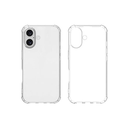 Kristallklart Stötsäkert Skal för Telefon, 4-Hörns Luftkuddeskydd, Slimmat Transparent Fodral (17/17 Air/17 Pro/17 PM)