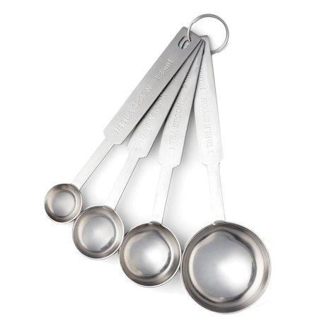 Blomsterbergs Måttsats 4 delar, rostfritt stål | Matlagning > Köksredskap > Mått och Måttsatser > Måttsats | Bagaren och Kocken