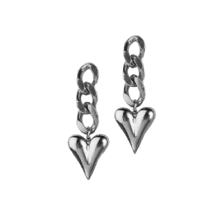 pfgSTOCKHOLM Punk Love Örhänge Örhängen Dam Silver 0