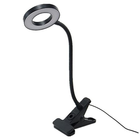 Klips-på leselys, LED øyevennlig boklys, 3 farger * 3 lysstyrker Sengeleselys