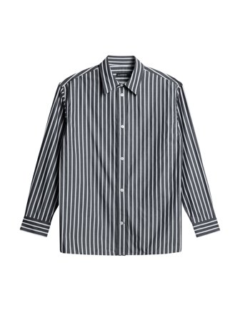 J.Lindeberg - Howard Bold YD Stripe Shirt - Schwarz - Mann - L