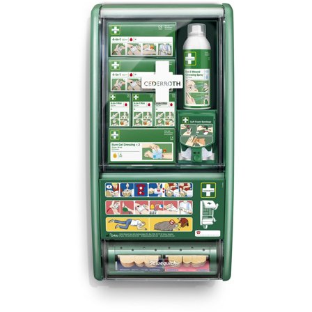 CEDERROTH Första Hjälpen-station - Lyreco - Skyddsutrustning - Första Hjälpen - Stationer och tavlor