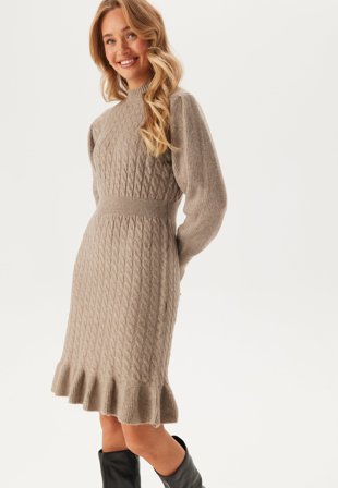 VERO MODA-Awvera LS Short Knit Dress-M