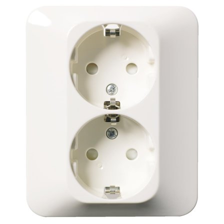 Schneider Electric WDE006685 Vägguttag 2-vägs, Strömbrytare & vägguttag