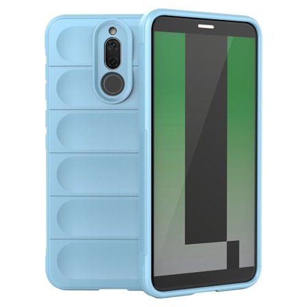 Mjukt greppformat Huawei Mate 10 Lite skal - Blå