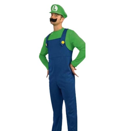 Voksen Mænd Super Mario Bros Fancy Dress Cosplay Kostume