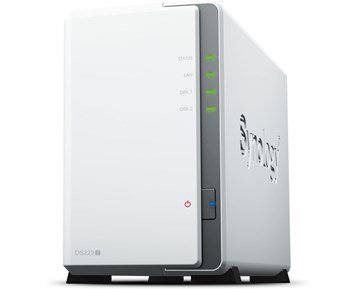 Synology-DiskStation DS223J-Stillegående og energieffektiv NAS med 1,7 GHz prosessor-Data storage-NAS-er
