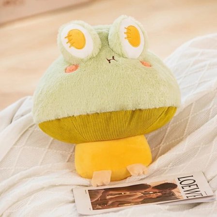 Sammakko Pehmo lelut Kawaii Punainen sieni yksittäinen sammakko täytetyt pehmeä eläin lelut vauva lelu nukke