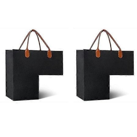 2 st trappkorgar med läderhandtag för 16 tum matta för trappor, organiserare, filt, hopfällbar korg