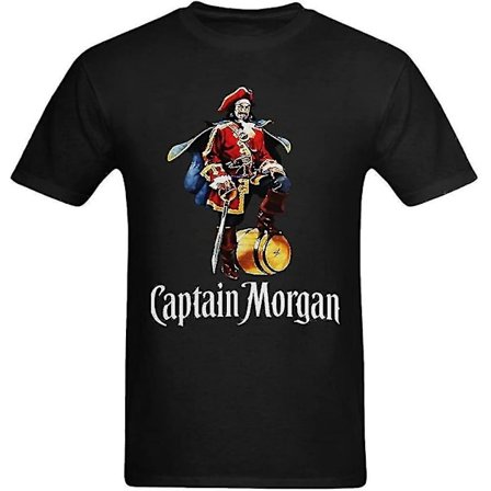 Tshirtpark Herr Captain Morgan Rum Label Grafisk printed konst T-shirt