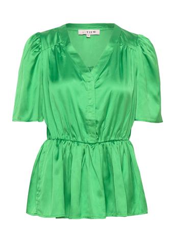 Camilja Blouse A-View Green