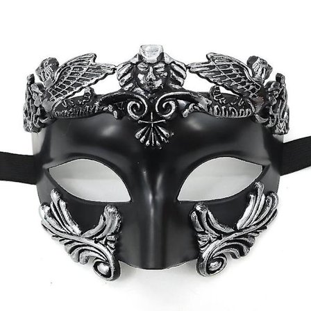 Antik Grekisk Spartan Krigare Romersk Maskeradmask Män Venetiansk Mask Bröllopsboll Mask Mardi Gras Mask