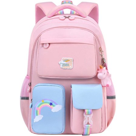 Sød Rygsæk til Skolepiger – Skolerygsæk til Børn, Grundskole, Mellemtrin, Vandtæt & Stor Kapacitet_TF_TF