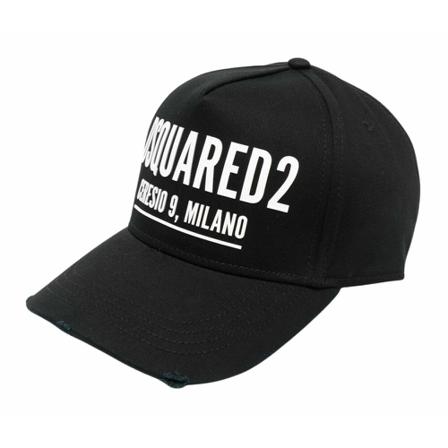 Dsquared2, Caps Zwart, Heren, Maat:ONE Size