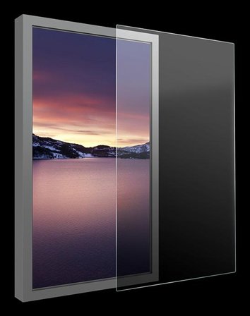 Multibrackets M Pro Series - monteringskomponent - for mantel - gjennomsiktig