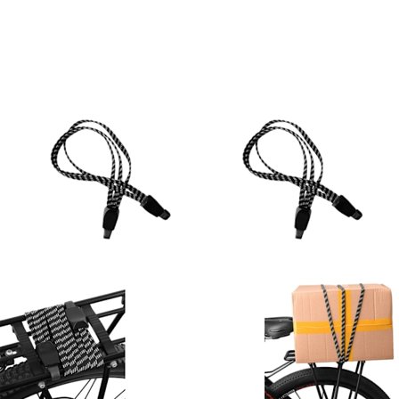 Joustavat Bungee-narut Koukuilla, 4kpl 3-in-1 Matkatavaroiden Kuljetin