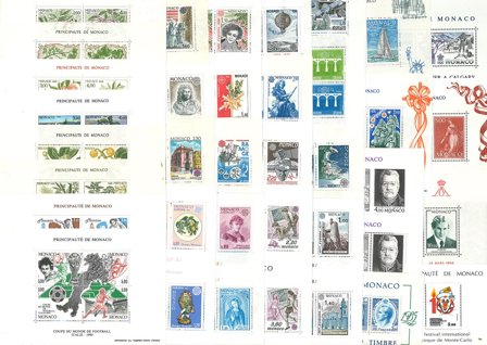 Monaco 1973-1991 - YT 7-52 - Postfrisk miniark