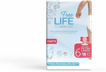 Freelife Bebe Cash Pants Taglia 6 Extra Large 18 Pezzi