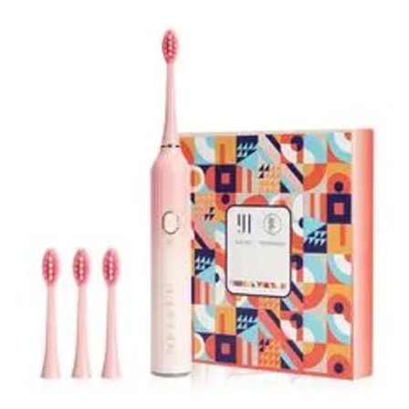 Elektrisk tannbørste USB lader Oppladbar IPX7 Vanntett Smart Timer Clean Whiten Tenner