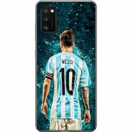 Samsung Galaxy A41 Genomskinligt Skal Messi