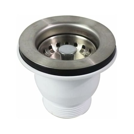 85mm avløpskurv, kjøkkenvask sil i rustfritt stål, 60mm vaskesil