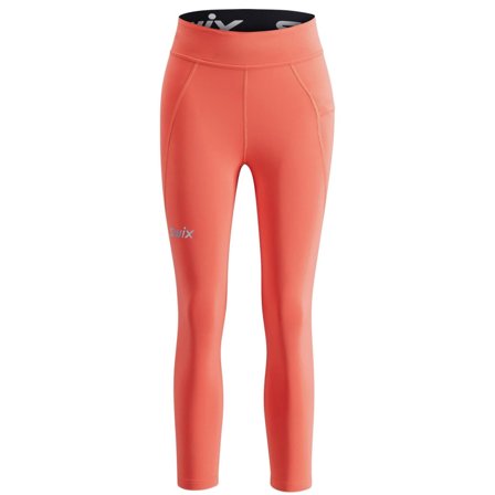 Swix Pace High Waist Cropped Tights W Cayenne