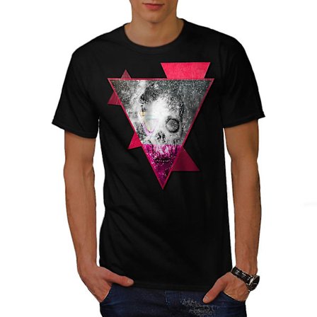 Triangel Goth Rock T-shirt för män