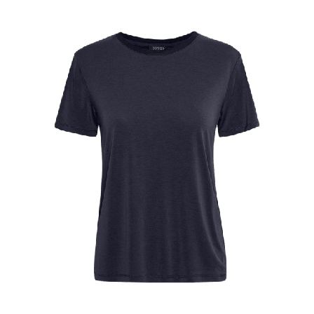 Soaked In Luxury SLColumbine Crew-Neck T-Shirt Överdelar Dam Blå XS