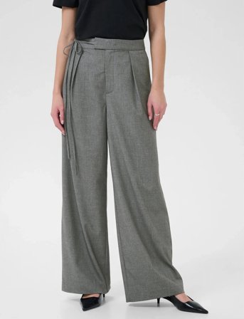 Kaffe Kaellie Wide Pants - Grey - 36