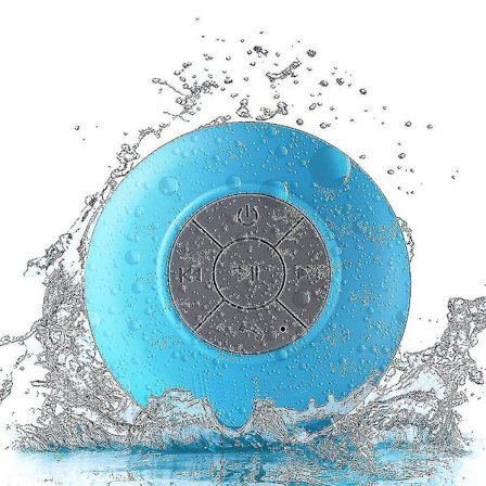 Mini Vattentät Bluetooth Högtalare, 3.0 Bluetooth Högtalare Utomhus Vattentät Stor Sugkopp Bluetooth