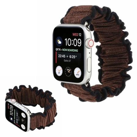Apple Watch Series 6 / 5 44mm hårbånd med tema - Brun Brown